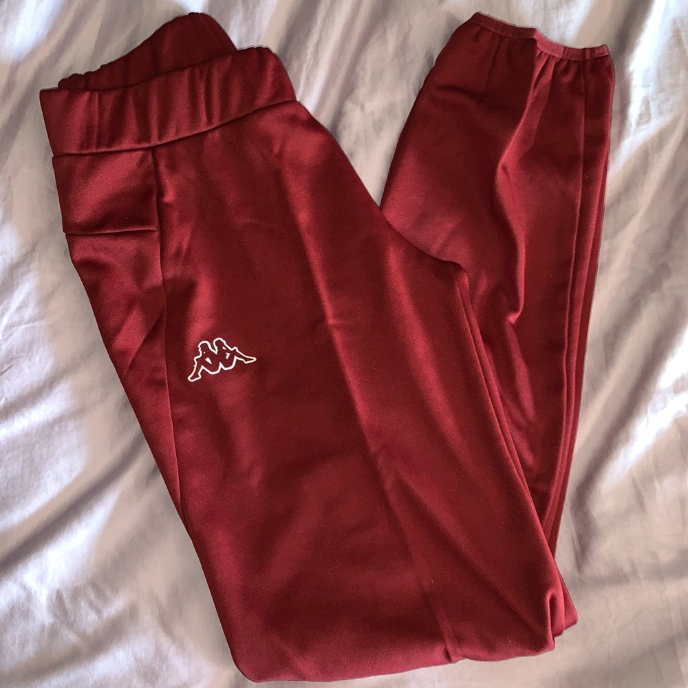 Kappa 222 Banda Astoria Slim Fit Joggers- Wine